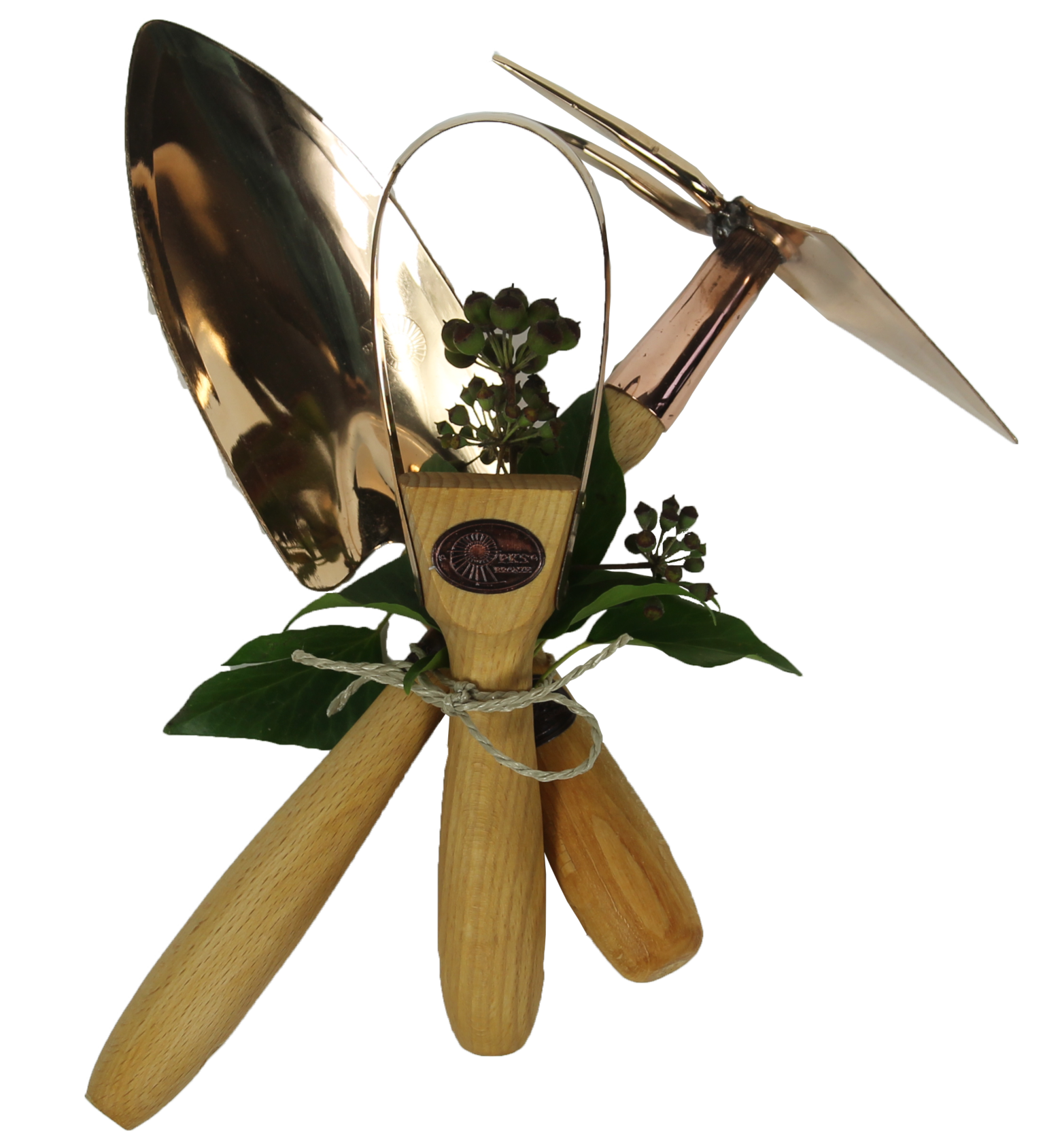 Kupfer Profi-Set für Gärtner*innen mit Kleinhaue, Schaufel und