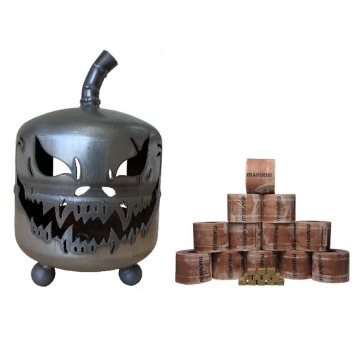Halloween Kürbis plus 12 Wachsrollen